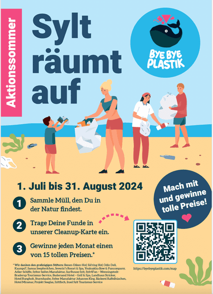 Mach mit beim großen Aktionssommer "Sylt räumt auf"!